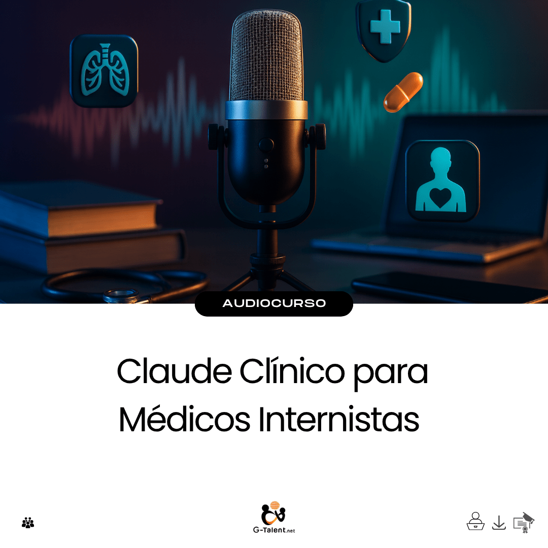 Audiocurso: Claude Clínico para Médicos Internistas - G - Talent.Net
