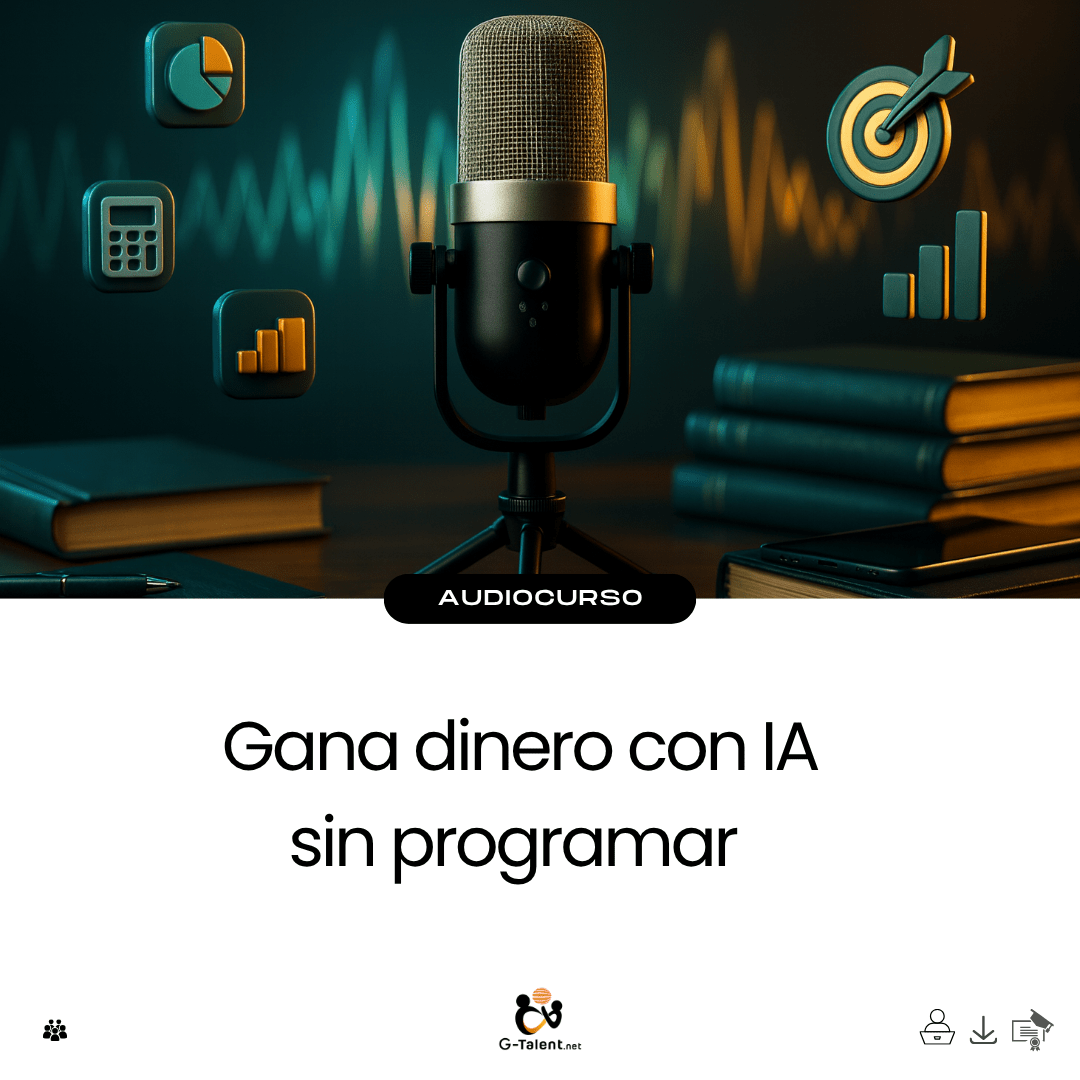 Audiocurso: Gana dinero con IA sin programar - G - Talent.Net