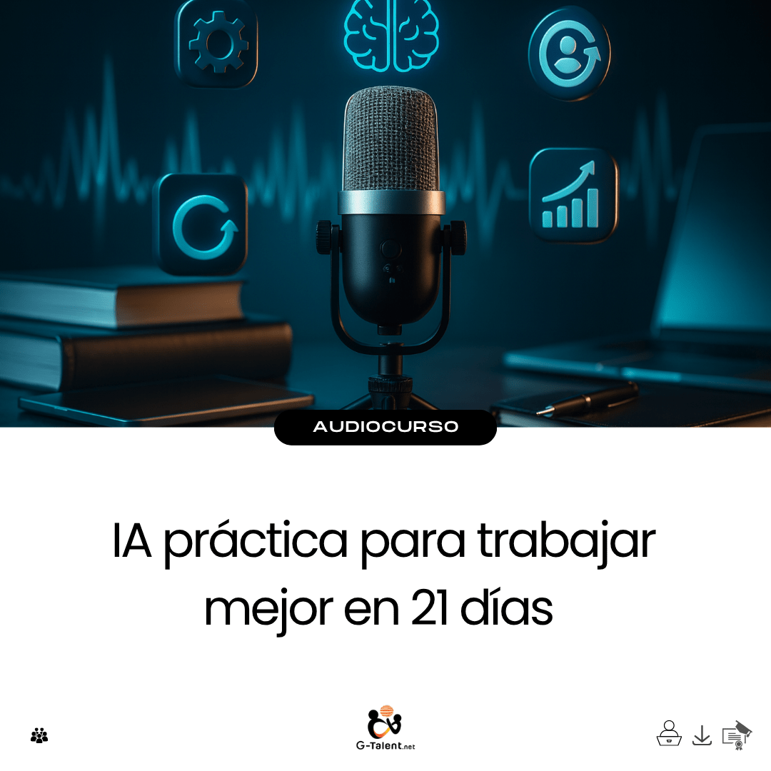 Audiocurso: IA práctica para trabajar mejor en 21 días - G - Talent.Net