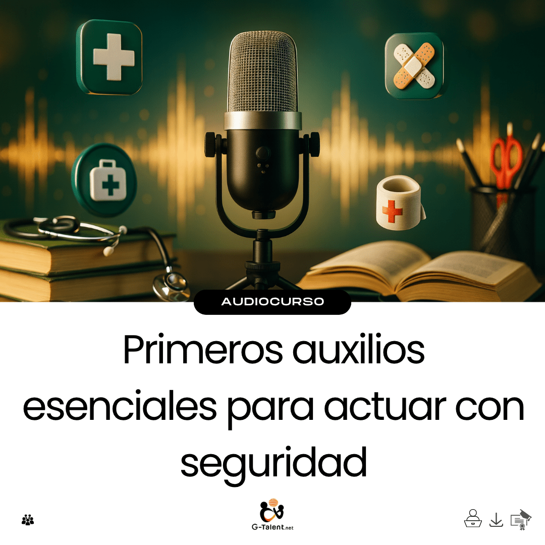Audiocurso: Primeros auxilios esenciales para actuar con seguridad - G - Talent.Net