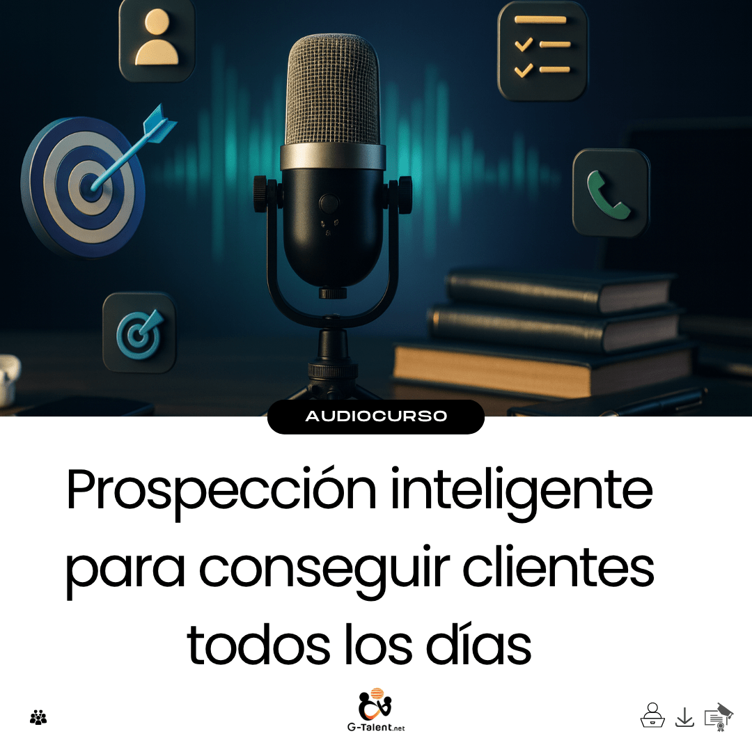 Audiocurso: Prospección inteligente para conseguir clientes todos los días - G - Talent.Net