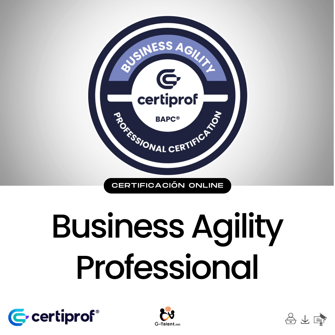 Certificación Business Agility Professional - BAPC™ - G - Talent.Net