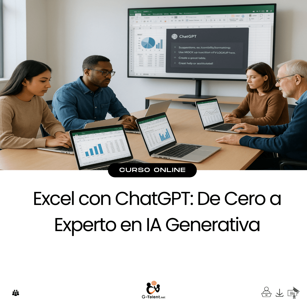 Excel con ChatGPT: De Cero a Experto en IA Generativa - G - Talent.Net