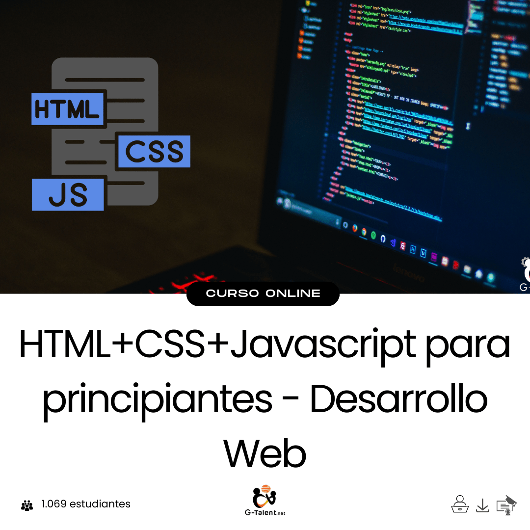 HTML+CSS+Javascript para principiantes - Desarrollo Web - G - Talent.Net