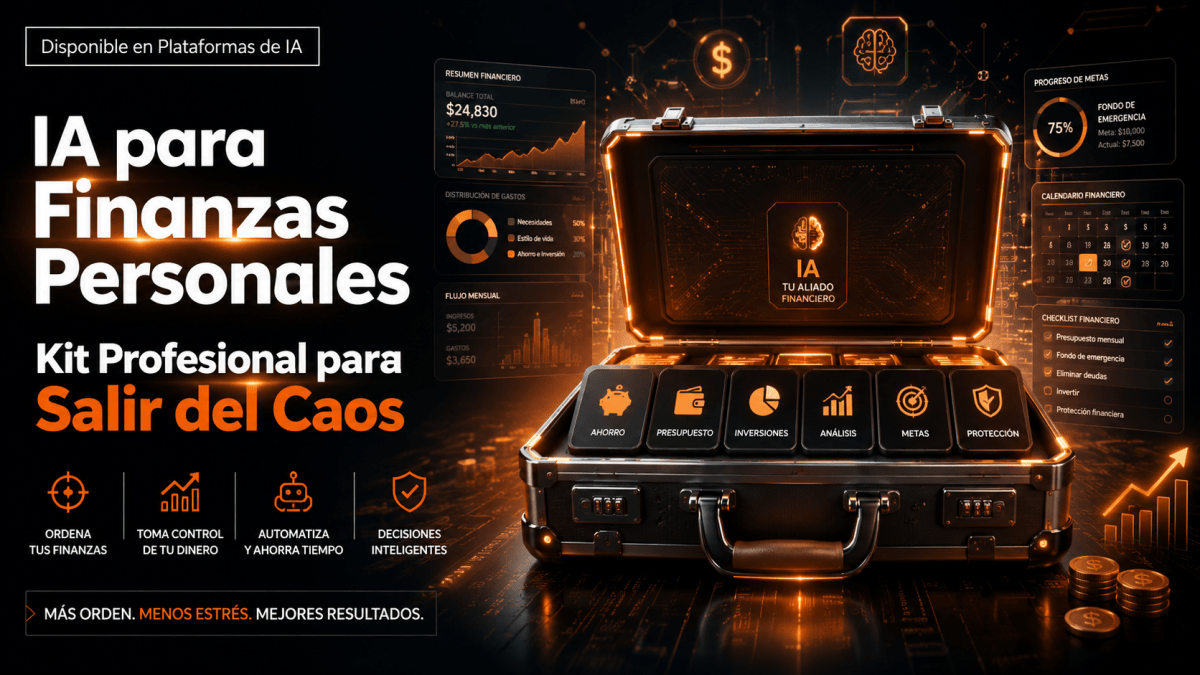 IA para Finanzas Personales: Kit Profesional para Salir del Caos - G - Talent.Net