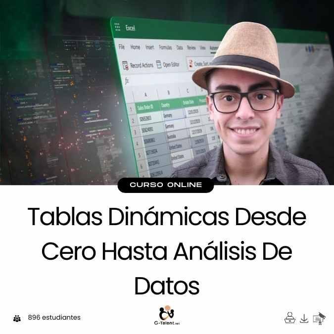 Tablas Dinámicas Desde Cero Hasta Análisis De Datos - G - Talent.Net