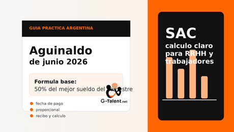 Aguinaldo en Argentina 2026: cómo calcular el SAC de junio paso a paso - G-Talent.Net