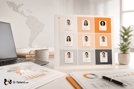 Matriz 9 Box: qué es, ejemplo y cómo usarla en RRHH en 2026 - G-Talent.Net