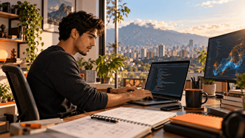 Python desde cero en Venezuela 2026: ruta y 3 proyectos para trabajar remoto - G-Talent.Net