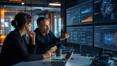Forward Deployed Engineer colaborando con un cliente empresarial para desplegar soluciones de software e inteligencia artificial