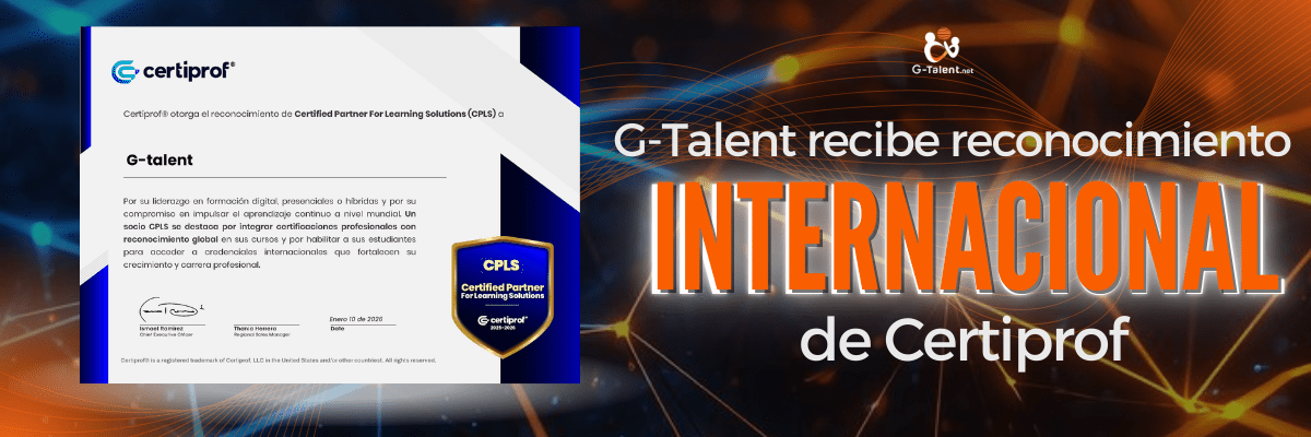 Reconocimiento Internacional: Certiprof reconoce a G-Talent - G-Talent.Net
