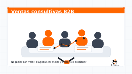 Ventas consultivas B2B: qué son y cómo negociar sin presionar en 2026 - G-Talent.Net