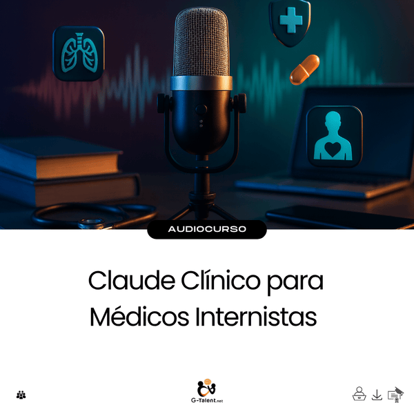 Audiocurso: Claude Clínico para Médicos Internistas - G - Talent.Net