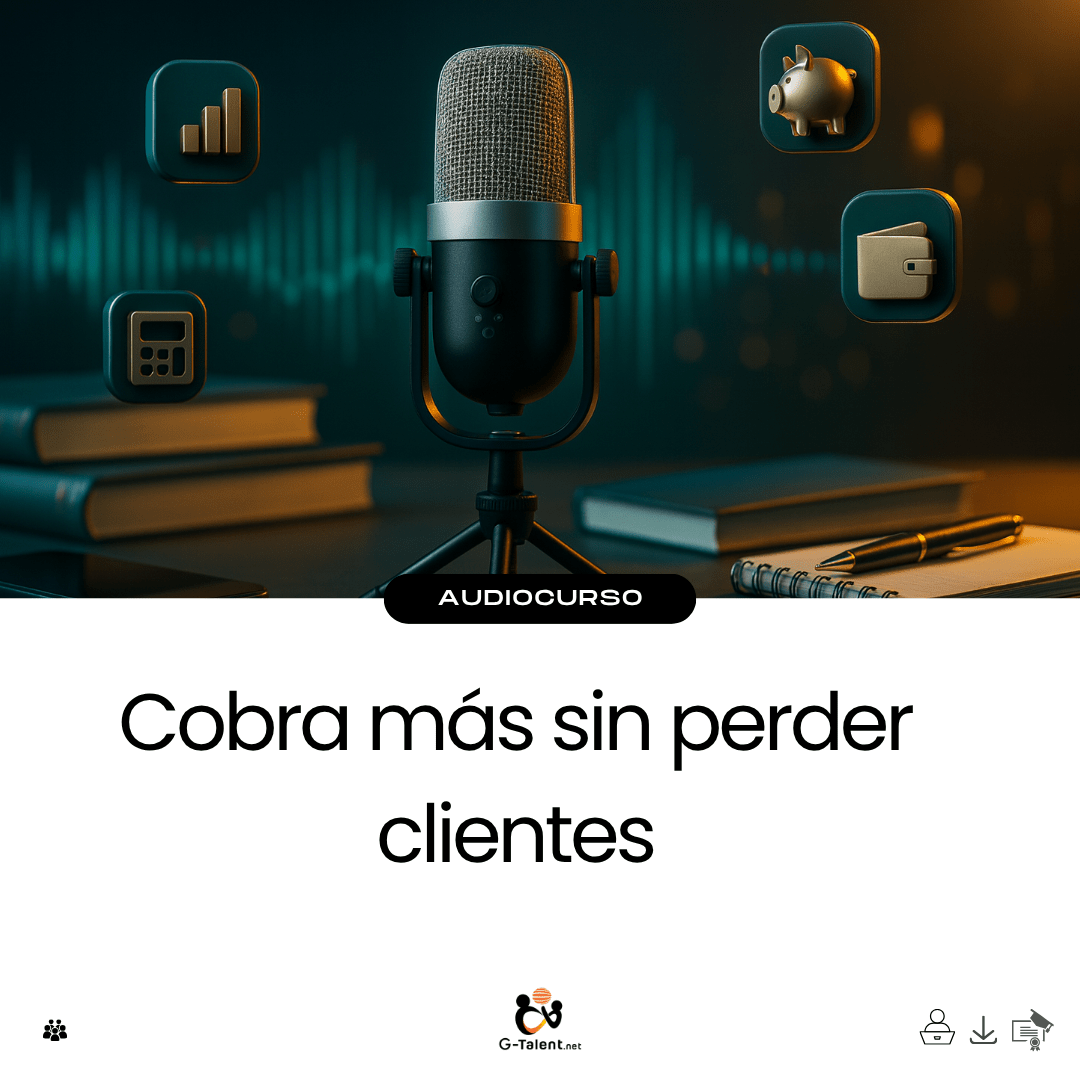Audiocurso: Cobra más sin perder clientes - G - Talent.Net