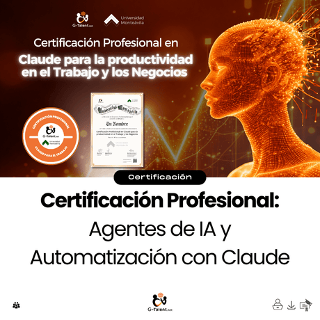 Certificación Profesional en Agentes de IA y Automatización con Claude - G-Talent.Net