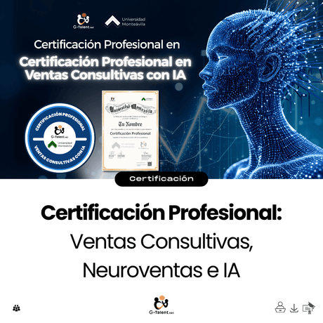 Certificación Profesional en Ventas Consultivas, Neuroventas e Inteligencia Artificial - G-Talent.Net