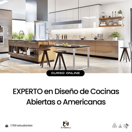 EXPERTO en Diseño de Cocinas Abiertas o Americanas - G - Talent.Net