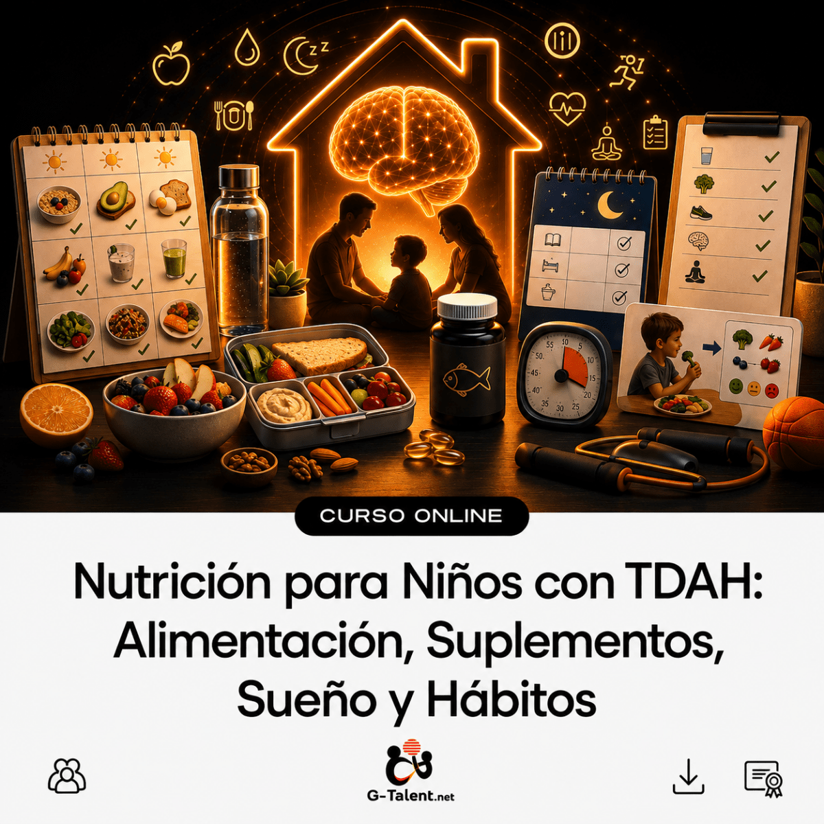 Nutrición para Niños con TDAH: Alimentación, Suplementos, Sueño y Hábitos - G-Talent.Net