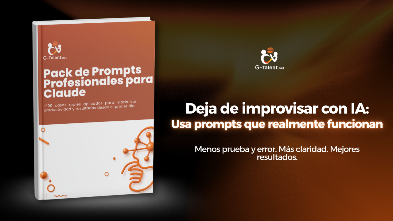 Pack de Prompts Profesionales para Claude:  +100 casos reales aplicados para maximizar productividad y resultados desde el primer día